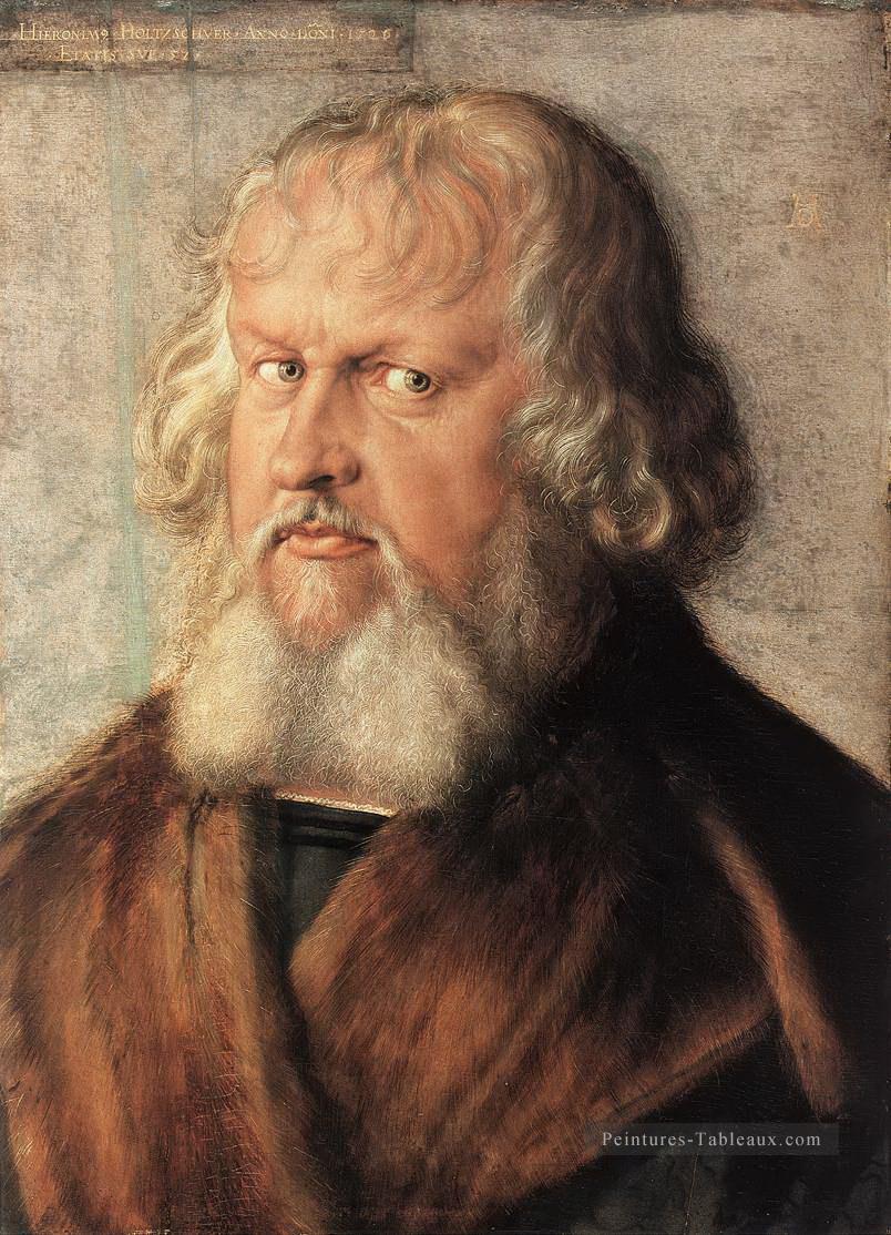 Portrait de Hieronymus Holzschuher Albrecht Dürer Peintures à l'huile